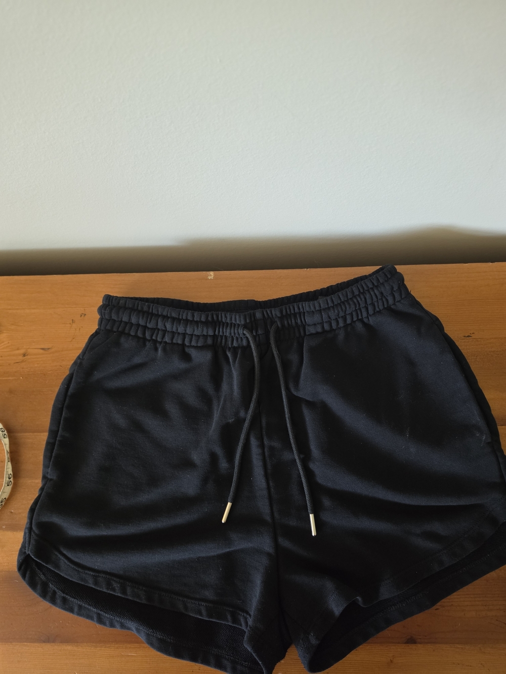 H&M Black Athletic Drawstring Shorts